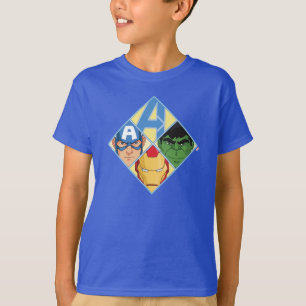 Avengers Face Badge T-Shirt