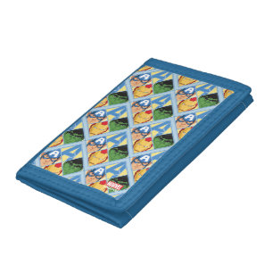 Avengers Face Badge Trifold Wallet