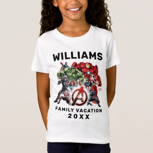 Avengers Family Vacation T_Shirt