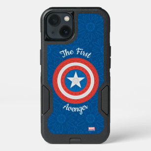 Avengers Floral Captain America Logo iPhone 13 Case