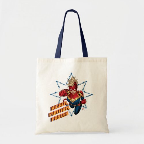 Avengers  Glowing Stars Captain Marvel Graphic Tote Bag