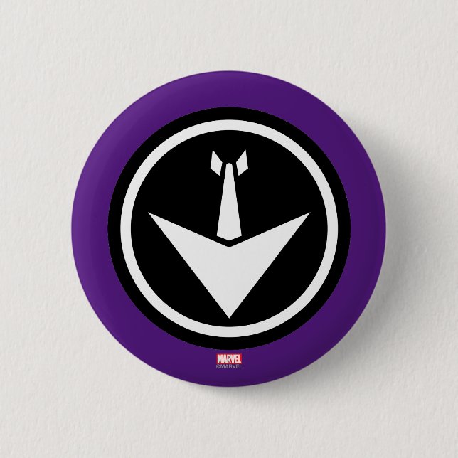 Avengers | Hawkeye Icon Pinback Button (Front)