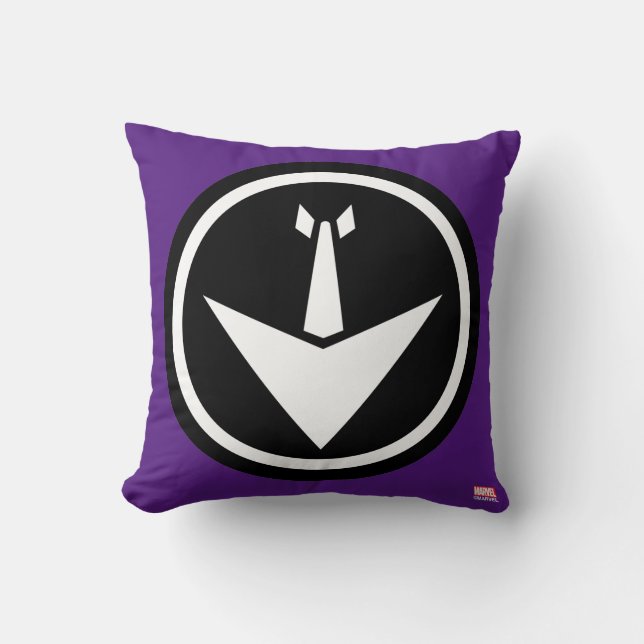 Avengers | Hawkeye Icon Throw Pillow (Front)