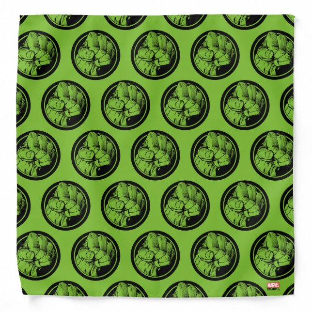 Avengers Hulk Fist Logo Bandana (Front)