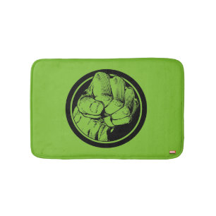 Avengers Hulk Fist Logo Bath Mat