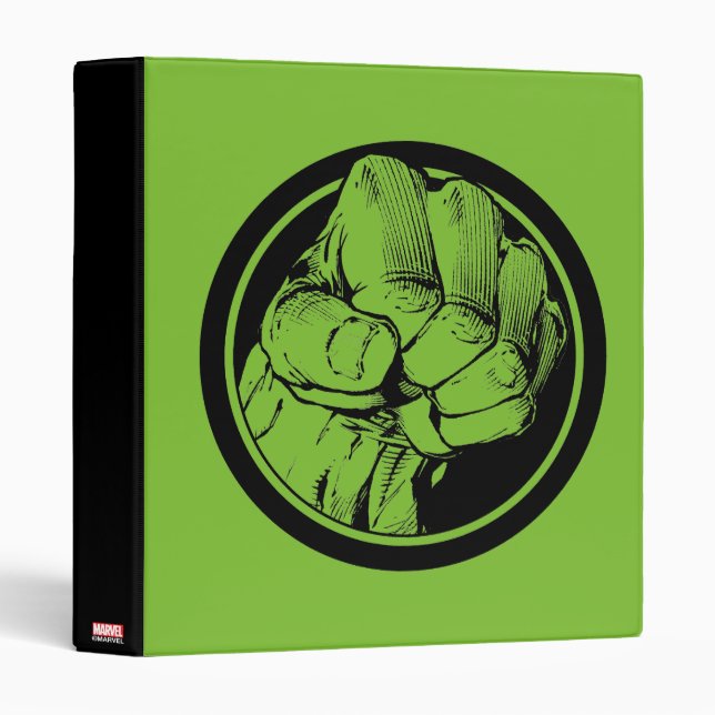 Avengers Hulk Fist Logo Binder (Front/Spine)