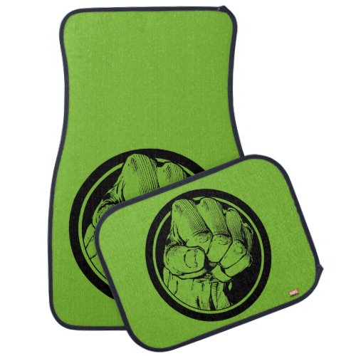 Avengers Hulk Fist Logo Car Floor Mat