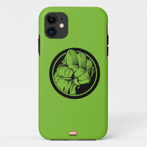 Avengers Hulk Fist Logo iPhone 11 Case
