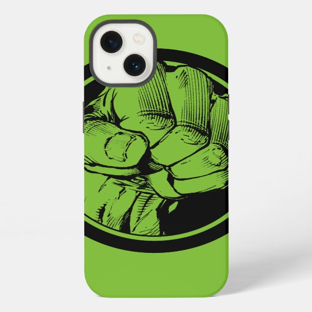 Avengers Hulk Fist Logo Iphone Case (Back)