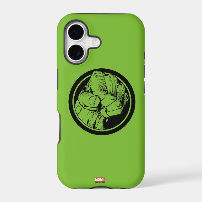Avengers Hulk Fist Logo Iphone Case (Back)