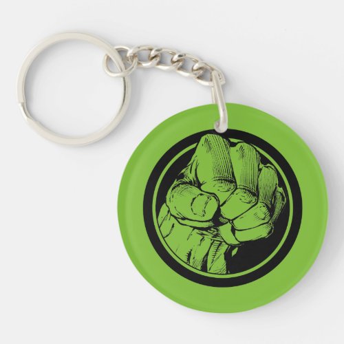 Avengers Hulk Fist Logo Keychain