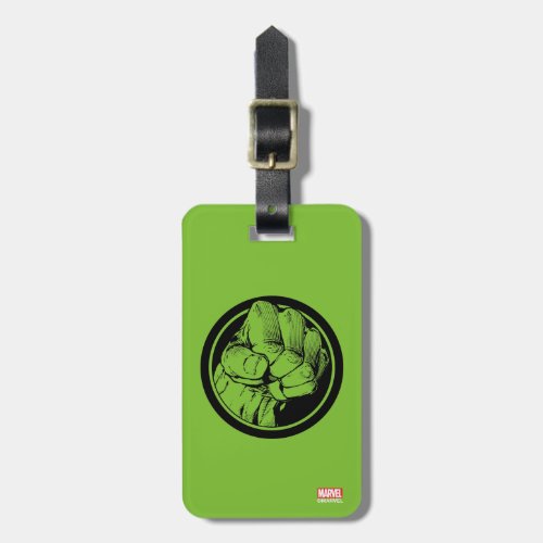 Avengers Hulk Fist Logo Luggage Tag