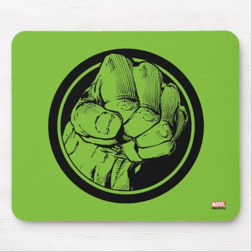 Avengers Hulk Fist Logo Mouse Pad