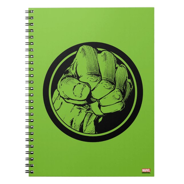 Avengers Hulk Fist Logo Notebook (Front)
