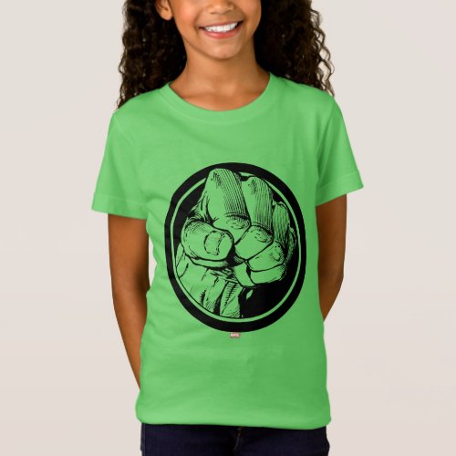 Avengers Hulk Fist Logo T_Shirt