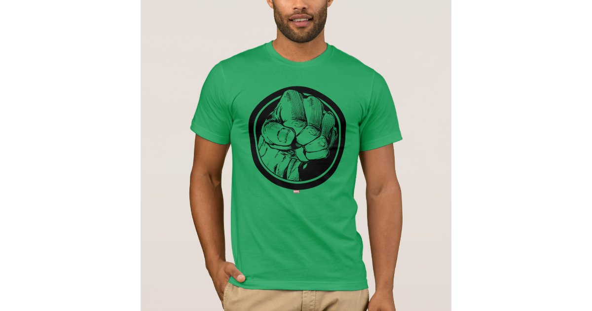 Avengers Hulk Fist Logo T-Shirt | Zazzle