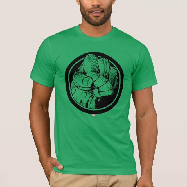 Avengers Hulk Fist Logo T-Shirt (Front)