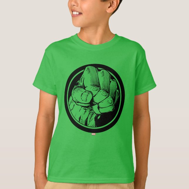 Avengers Hulk Fist Logo T-Shirt (Front)