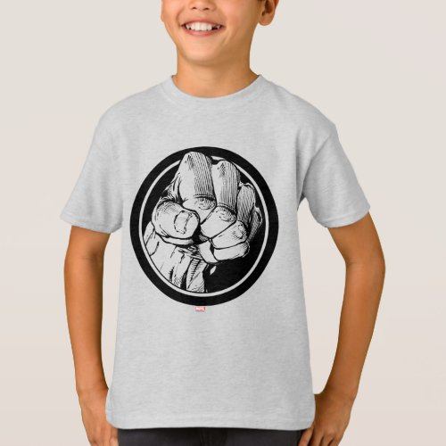 Avengers Hulk Fist Logo T_Shirt