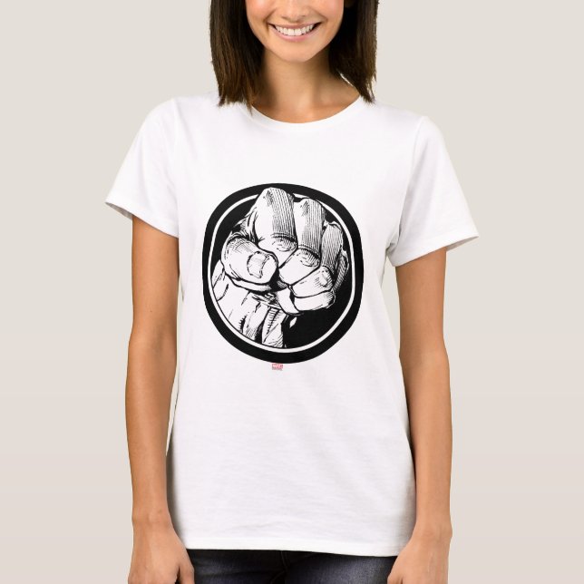 Avengers Hulk Fist Logo T-Shirt (Front)