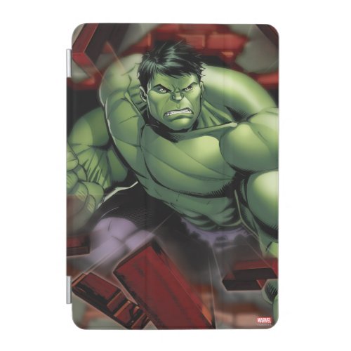 Avengers Hulk Smashing Through Bricks iPad Mini Cover