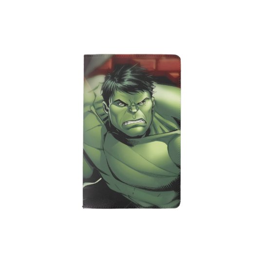 Avengers Hulk Smashing Through Bricks Pocket Moleskine Notebook ...