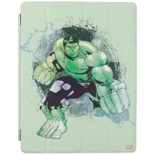 Avengers Hulk Watercolor Graphic iPad Smart Cover