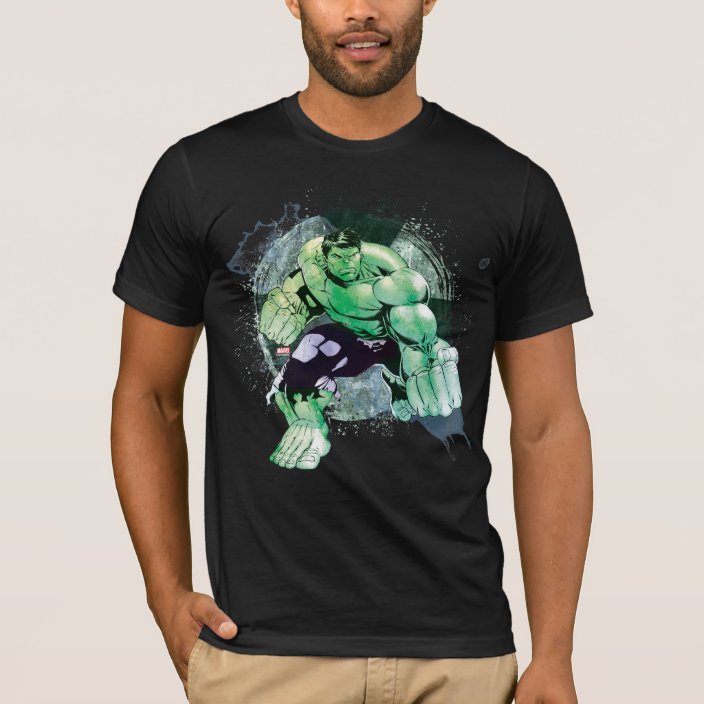 Avengers Hulk Watercolor Graphic T-shirt 