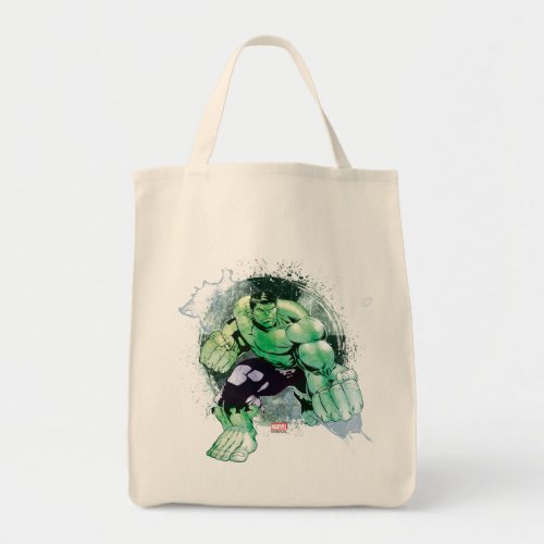 Avengers Hulk Watercolor Graphic Tote Bag