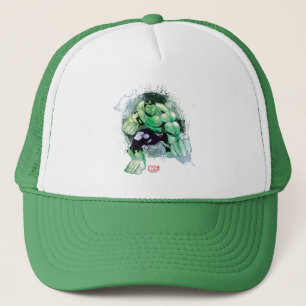 Avengers Hulk Watercolor Graphic Trucker Hat