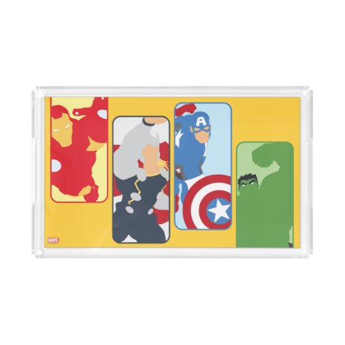 Avengers Iconic Graphic Acrylic Tray