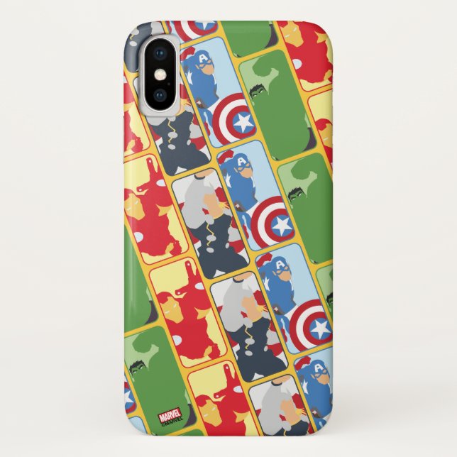 Avengers Iconic Graphic Case-Mate iPhone Case (Back)