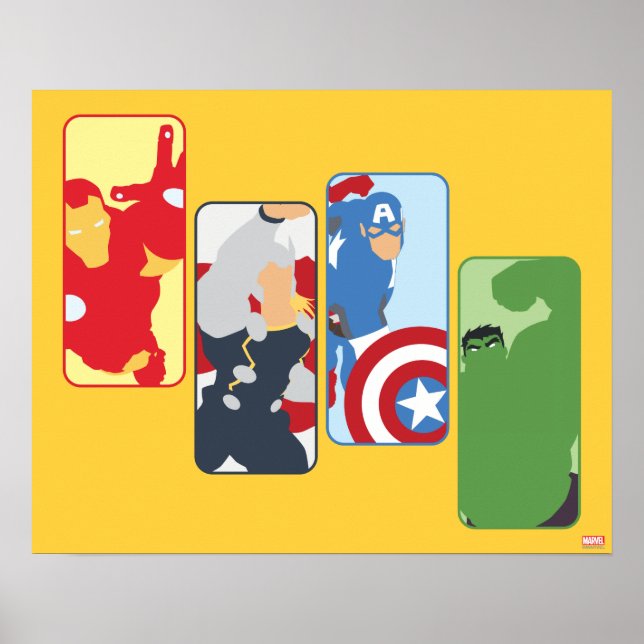 Avengers Iconic Graphic Poster (Front)