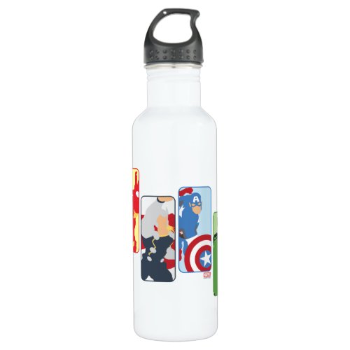Avengers Iconic Graphic Stainless Steel Water Bottle