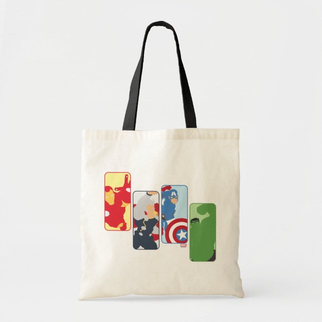 Avengers Iconic Graphic Tote Bag (Front)