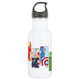 Avengers Iconic Graphic Water Bottle