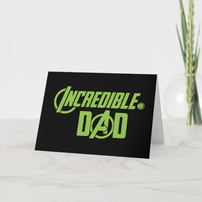 Avengers | Incredible Dad Card (Front)