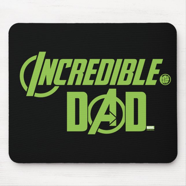 Avengers | Incredible Dad Mouse Pad (Front)