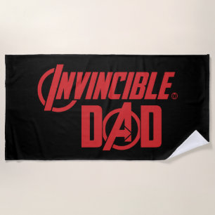 Avengers   Invincible Dad Beach Towel