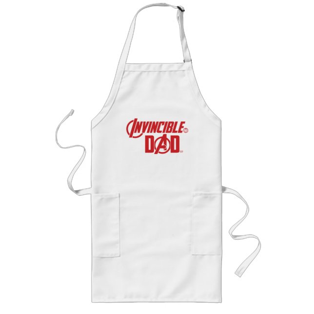 Avengers | Invincible Dad Long Apron (Front)