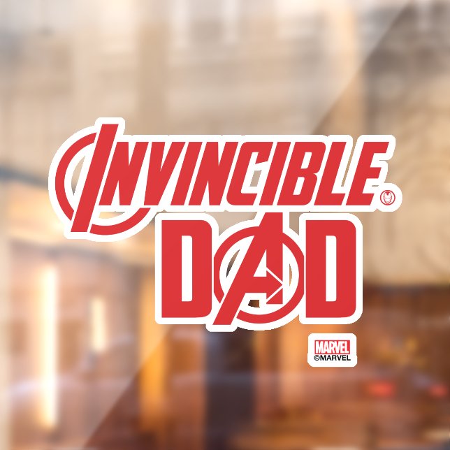 Avengers | Invincible Dad Window Cling (Sheet 2)