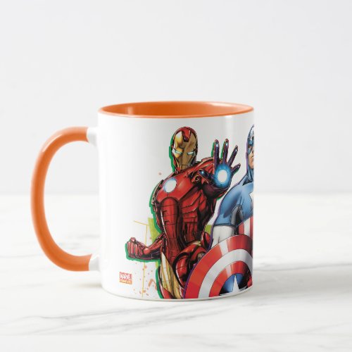 Avengers  Iron Man Cap  Thor Halloween Mug