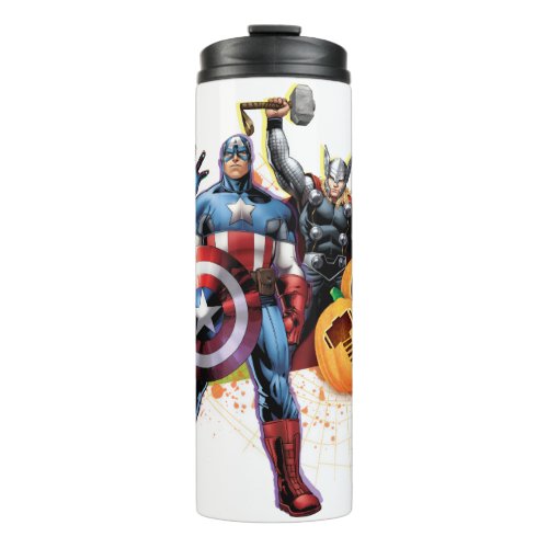 Avengers  Iron Man Cap  Thor Halloween Thermal Tumbler