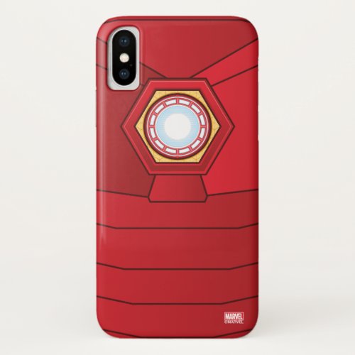 Avengers  Iron Man Glowing ARC Reactor iPhone X Case