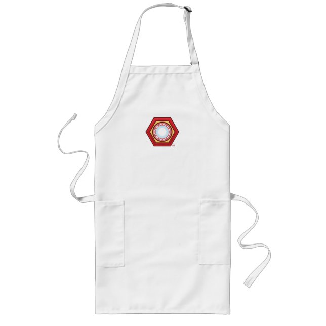 Avengers | Iron Man Glowing ARC Reactor Long Apron (Front)