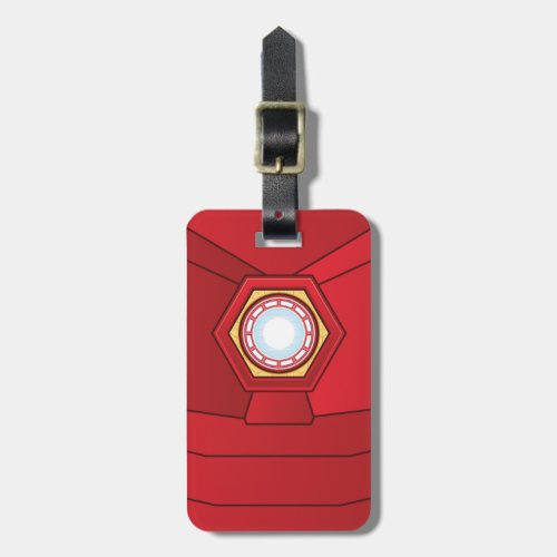 Avengers  Iron Man Glowing ARC Reactor Luggage Tag