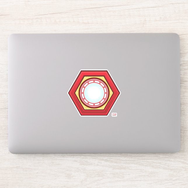 Avengers | Iron Man Glowing ARC Reactor Sticker (Computer)