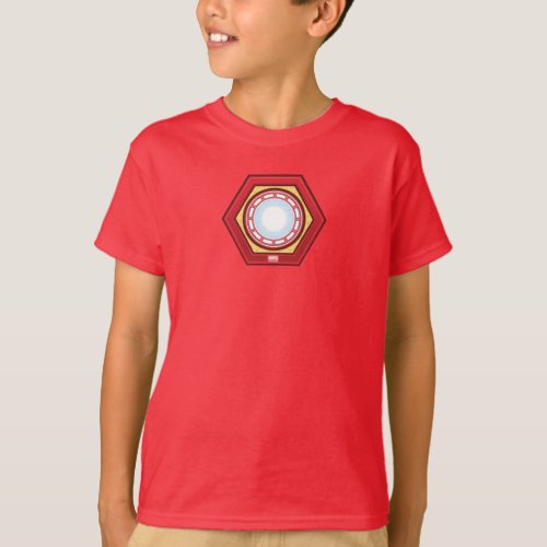 Avengers  Iron Man Glowing ARC Reactor T_Shirt