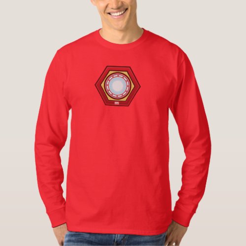 Avengers  Iron Man Glowing ARC Reactor T_Shirt