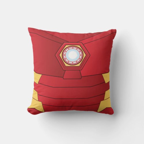 Avengers  Iron Man Glowing ARC Reactor Throw Pillow